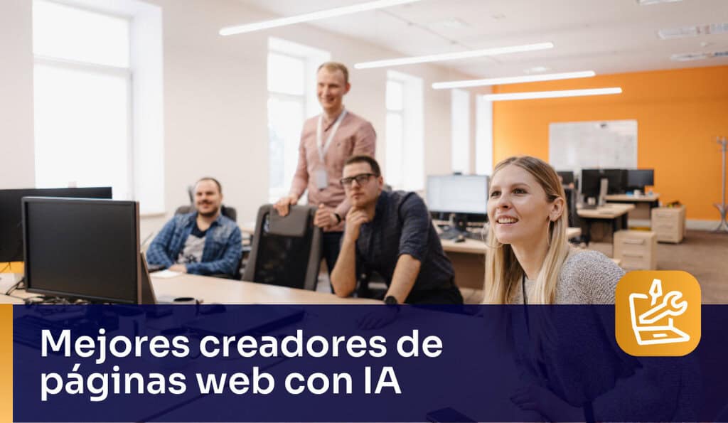 Mejores creadores de páginas web con IA